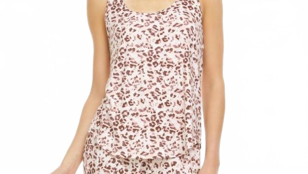 NEW FLORA NIKROOZ mary lace-trim tank top in pink